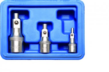 Extension Bar Set with magnetic holders 6.3 mm (1/4) / 10 mm (3/8) / 12.5 mm (1/2) 3 pcs.