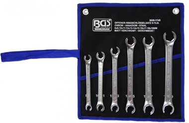 6-piece Flare Nut Spanner Set