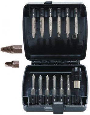 13-piece Damaged Screw Extractor Set