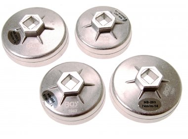 Oil Filter Cap Wrench Set, 65 - 75 mm
