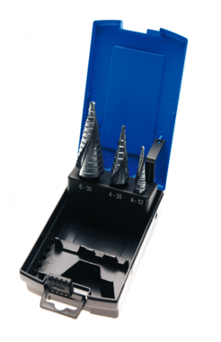 Step Drill Set, 4-30 mm