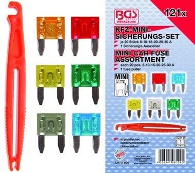 Mini Autozekeringset 121 delig
