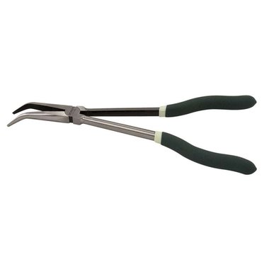 Long jaw pliers 45° curved