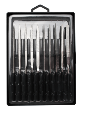 Diamond File Set straight 140 x 3 mm 10 pcs