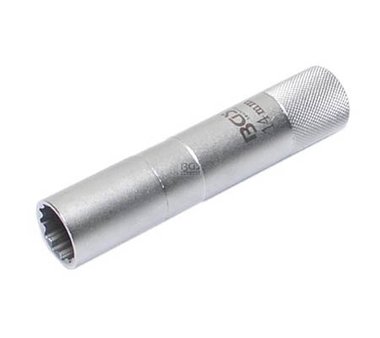 Spark Plug Socket with Magnet, 12-point, long (3/8) Drive 14 mm