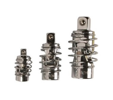 Universal Joint Set | with spring | 6.3 mm (1/4) / 10 mm (3/8) / 12.5 mm (1/2) | 3 pcs.