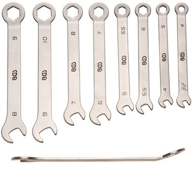 8-piece Combination Spanner Set, Small Type, 4 - 10 mm