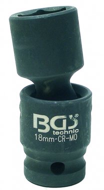 Impact Universal Joint Socket, 1/2, 18 mm