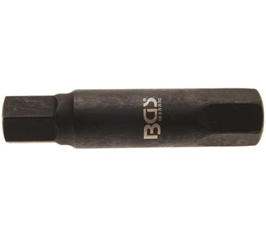 Int. Hex. Bit, 100 mm long, 19 mm, 22 mm hex.