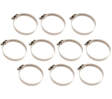 Hose Clamp, 60x80 mm, Stainless Steel, 10 pcs.