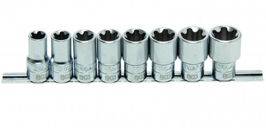 Socket Set, T-Star Plus (for Torx Plus) 12.5 mm (1/2) Drive 18EP - 32EP 8 pcs