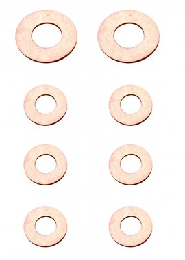 Injectors Copper Ring Assortment, 150 pcs.