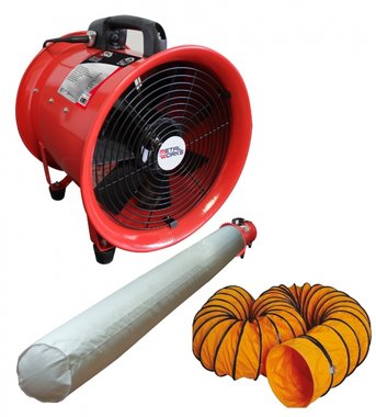 Fan 300mm - 500w with hose and filter