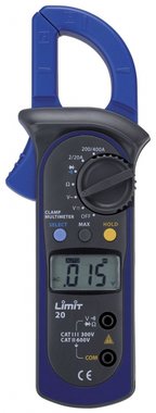 Digital multimeter and ammeter cat II 600V 400A AC