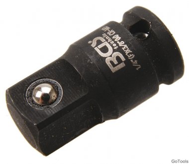 Impact Socket Adaptor BGS 171 internal square 10 mm 1/4 - external square 6.3 mm 3/8