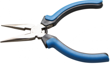 Electronic Long Nose Pliers straight spring loaded 130 mm