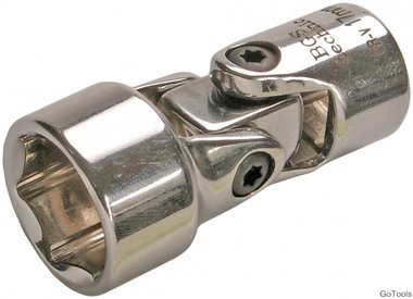 3/8 universal Kniestuk dop, 17 mm