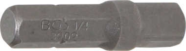 Bit Ratchet Adaptor ext. Hexagon 6.3 mm (1/4) - ext. square 6.3 mm (1/4) 30 mm