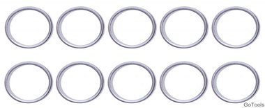 Seal Ring Assortment for BGS 126 Ø 17 / 20.5 mm 20 pcs.