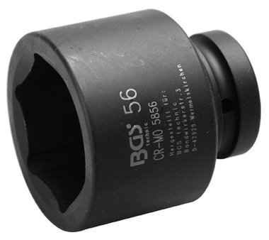 Impact Socket, Hexagon 25 mm (1) Drive 56 mm