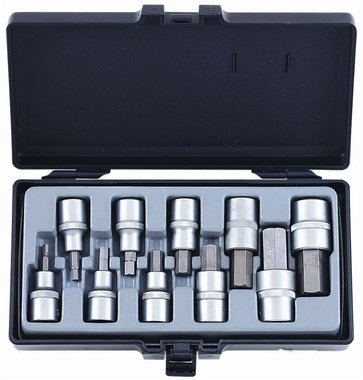 1/2 Hex socket bit set SAE 10pc