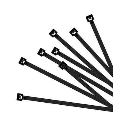 Cable ties 100x2,5mm 1000 pieces black