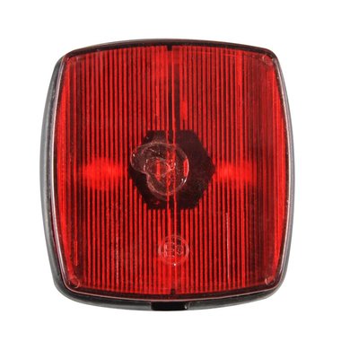 Rear position lamp red 66x62mm