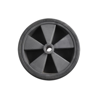 Spare wheel plastic rim with solid rubber tyre 220x70mm