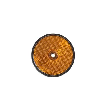 Reflector amber 60mm screw-on