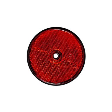 Reflector red 60mm screw-on