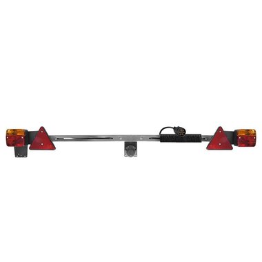 Trailerboard metal 140-200cm telescopic + 12M cable