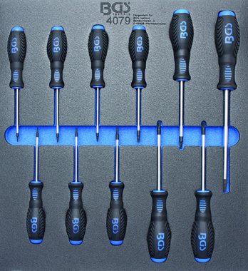 Tool Tray 2/3: Screwdriver Set Torx T6 - T40 11 pcs