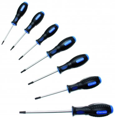 7-piece T-Star Screwdriver Set, T10 - T40