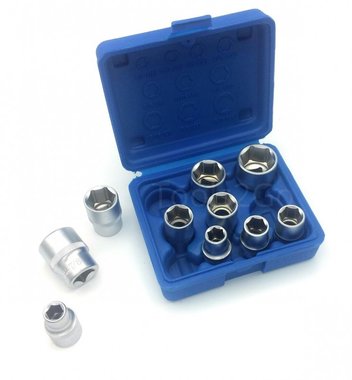 1/2 6-point Socket Set 10pc