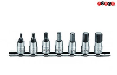 1/4 Hex socket bit set (MM) 7pc