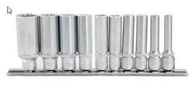 1/4 Deep socket set 10pc