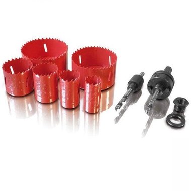 HSS Bi Metal Hole Saw Set 10pc