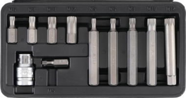 11-piece Spline Bit Set