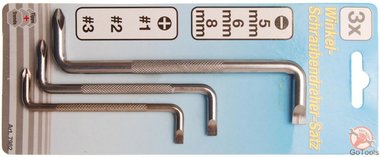 3-piece L-type Wrench Set