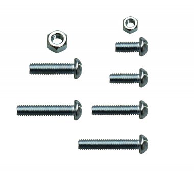 125-piece Nut and Screw Assortment, M4 + M5 metric