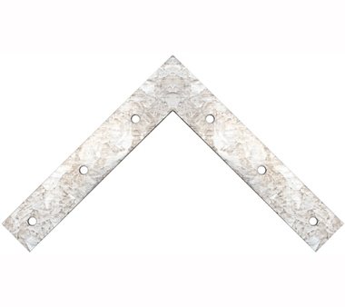 2-piece L-Plate 150 x 150 x 25 x 2 mm