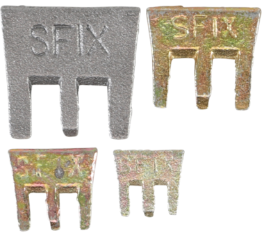 S-Fix Claws Wedges Set, 4 pcs.