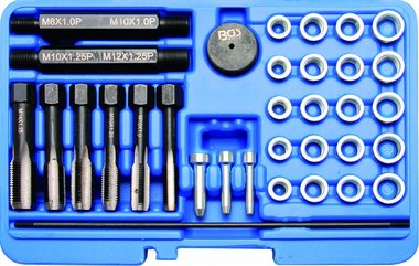 Repair Kit for Glow Plug Threads, 33 pcs.