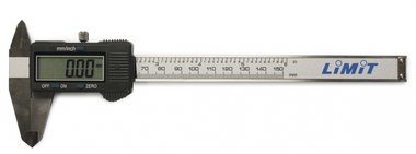 Digital calipers with scribe