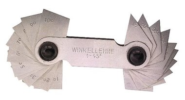 Angle feeler gauge 18 blades