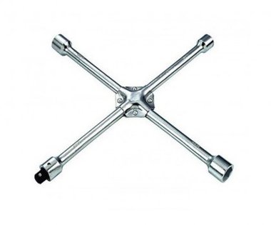 Wheel wrench cross 17-19-21-22mm