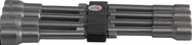 Socket Set, extra long, with 6-pt. Drill Shaft, 6 - 13 mm