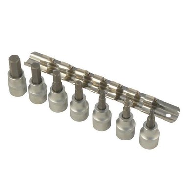 3/8 Hex socket bit set 7pc