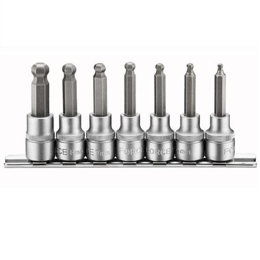 3/8 Hex ball point socket bit set 7pc