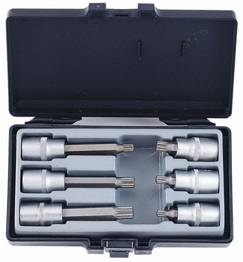 1/2 Spline socket bit set 6pc